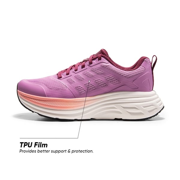 [ActiveFloat] Women's Comfortable Athletic Sneakers - PURPLE - 4